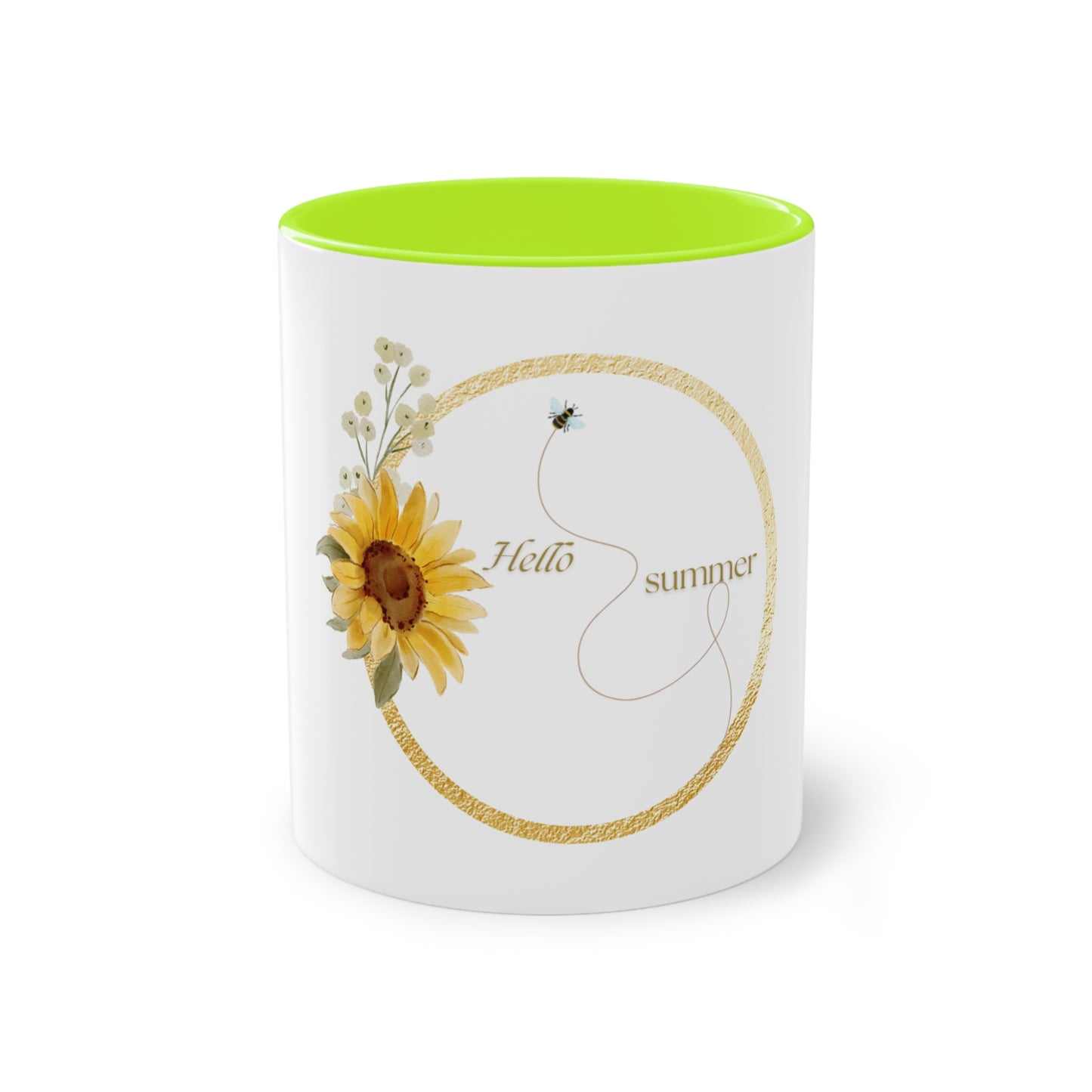 Mug bicolor Hello Summer