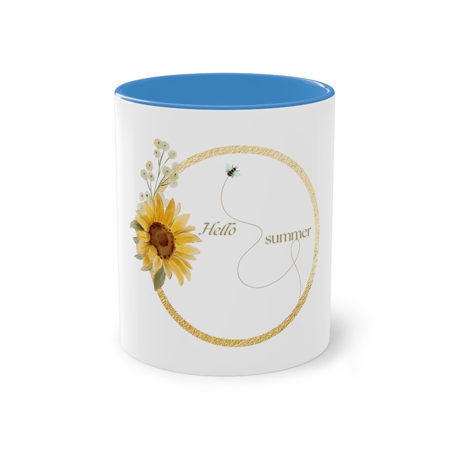 Mug bicolor Hello Summer