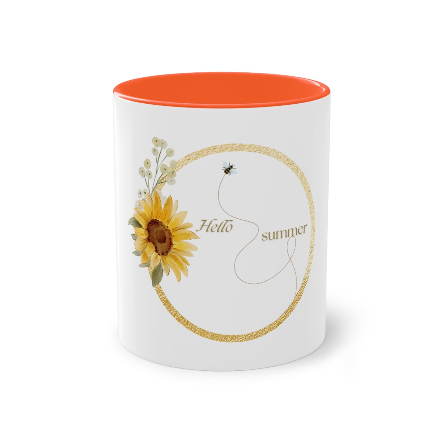 Mug bicolor Hello Summer