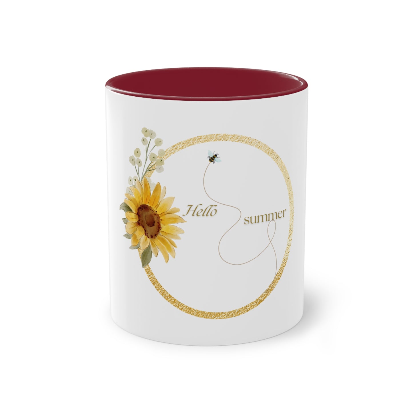 Mug bicolor Hello Summer